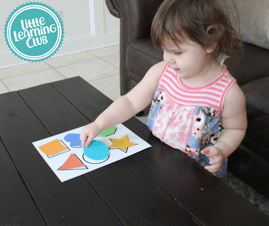 Shape Matching Activity Little Learning Club