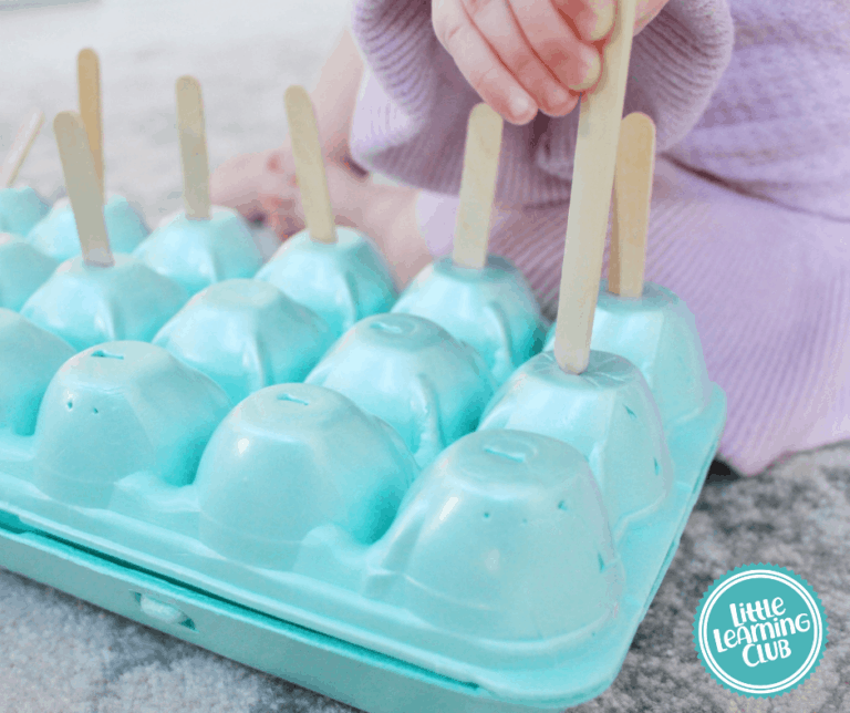 Popsicle Stick Push- Fine Motor Activity for Babies and Toddlers ...