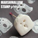 halloween activity with marshmallow