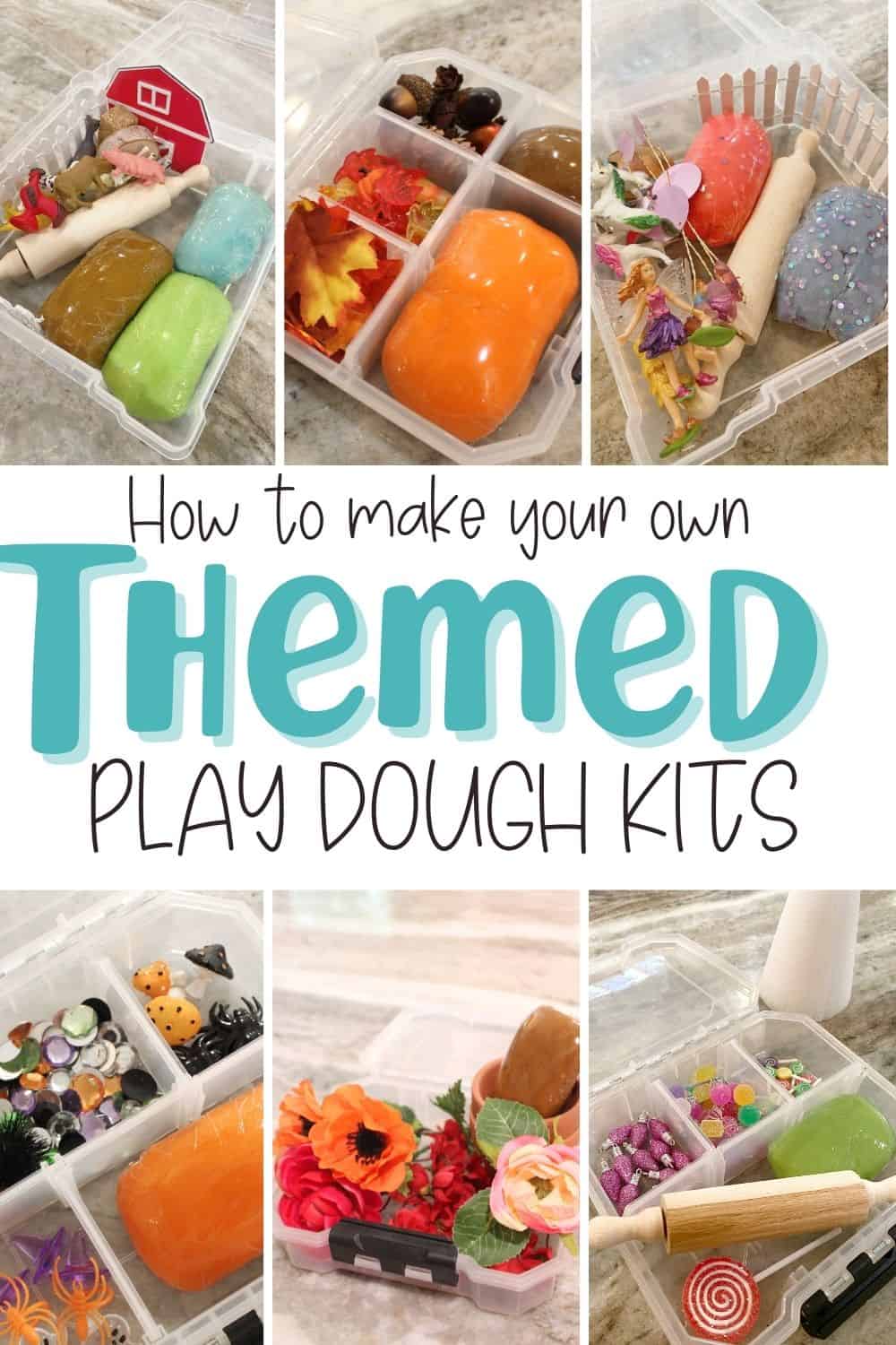 How to Make Easy Individual Playdough Kits for Your Kids