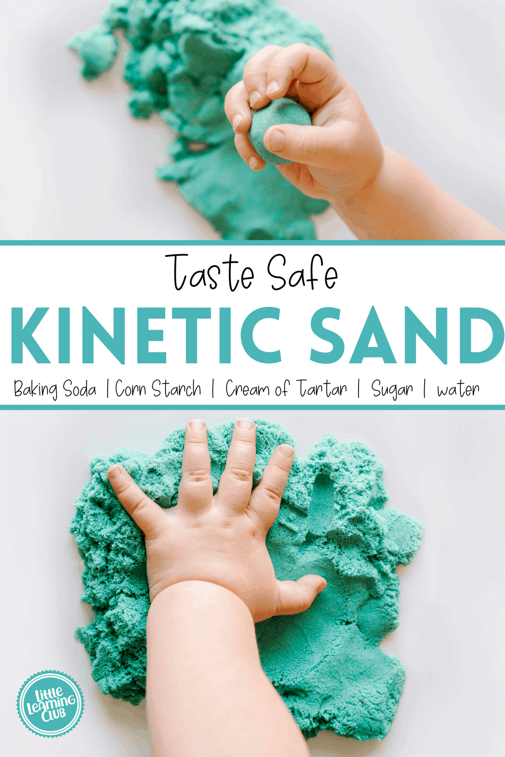 How to Make Kinetic Sand (just 3 Ingredients!)