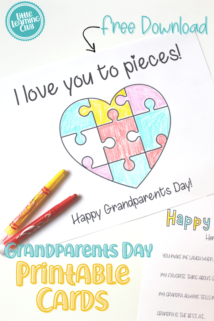 Grandparents Day Free Printable Cards